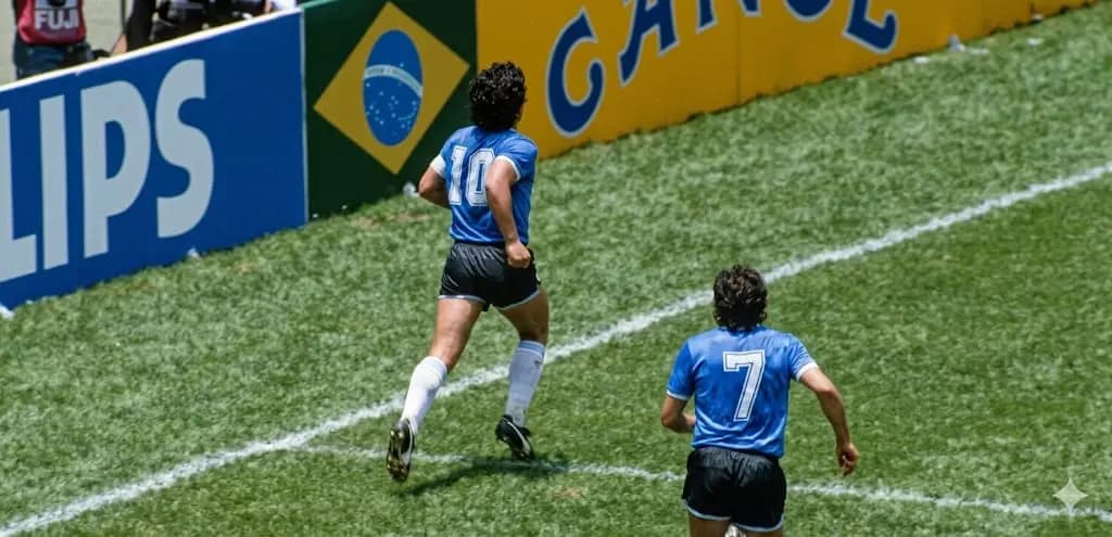 Video realidad aumentada — El Gol del Siglo de Maradona